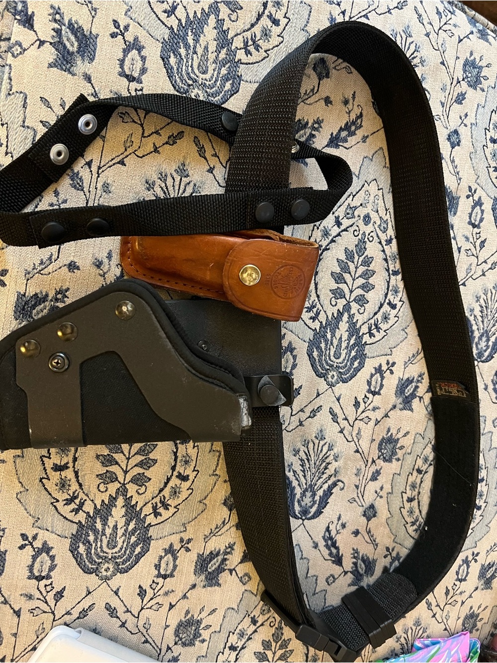 Uncle Mike's Sidekick universal nylon gun holster and black tactical belt size X
